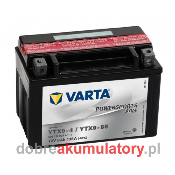 VARTA YTX9-BS 12V/8Ah 