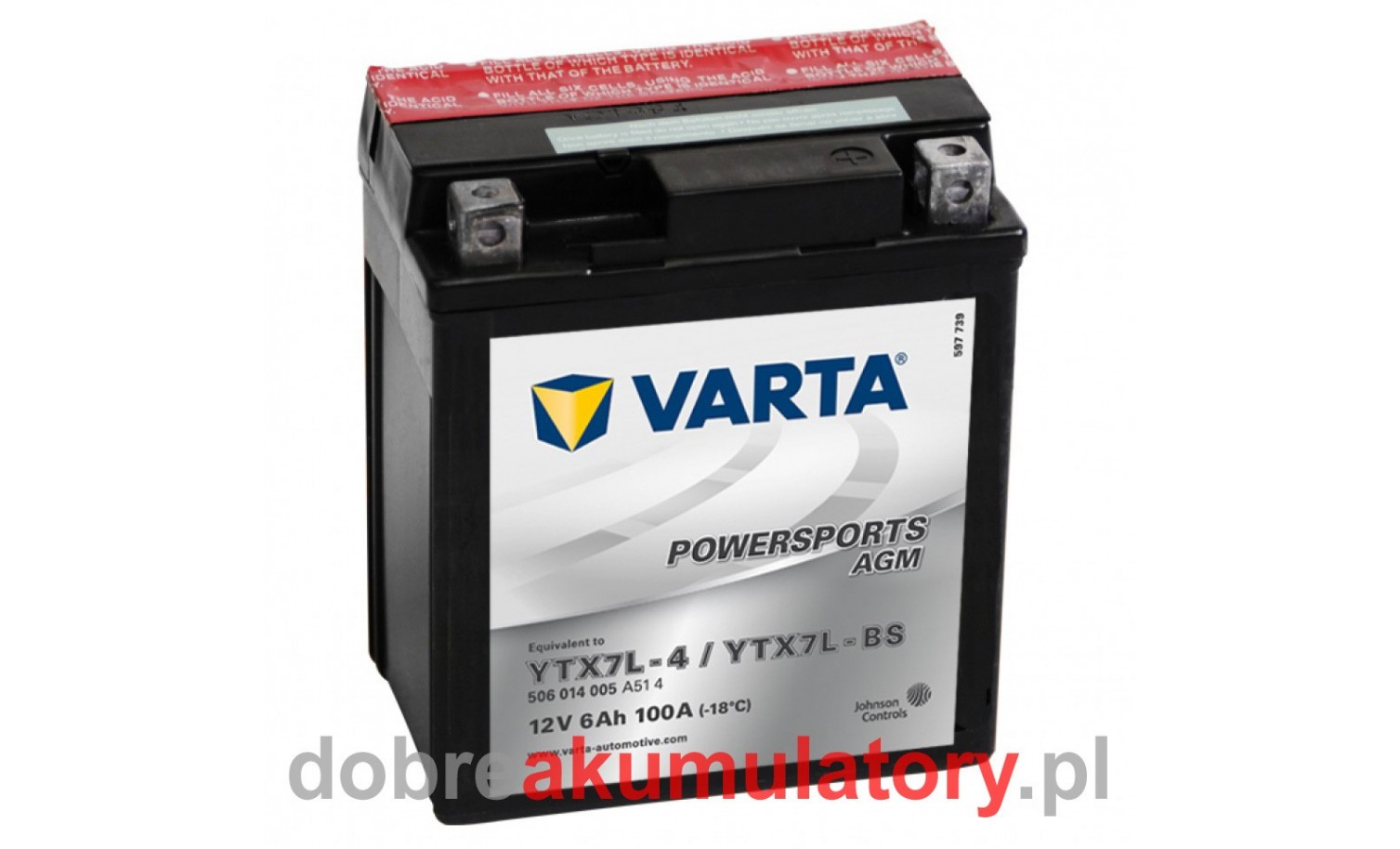 VARTA YTX7L-BS 12V/ 6Ah
