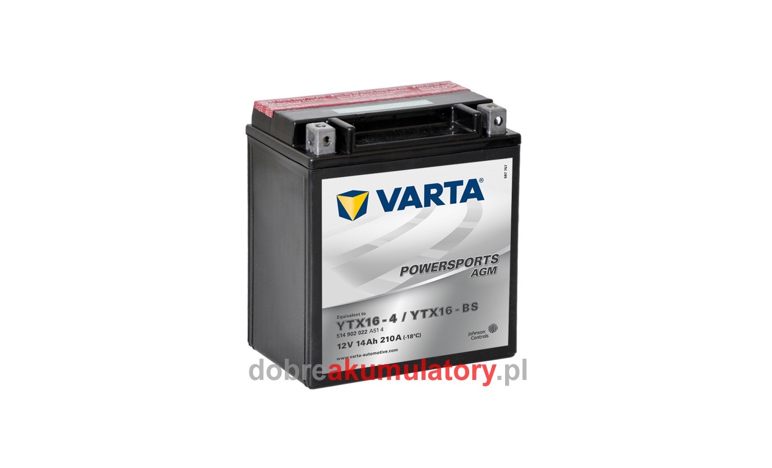 VARTA YTX16-BS 12V/14Ah