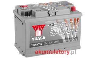 YUASA YBX5096 12V/80Ah P+ 