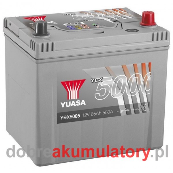 YUASA YBX5005 12V/65Ah P+