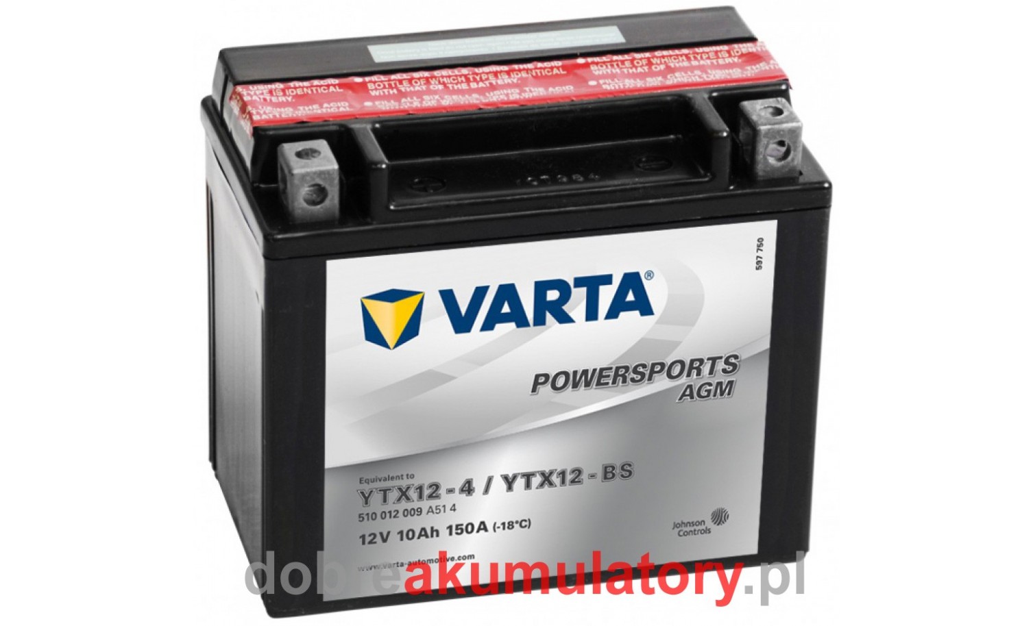 VARTA YTX12-BS 12V/10Ah