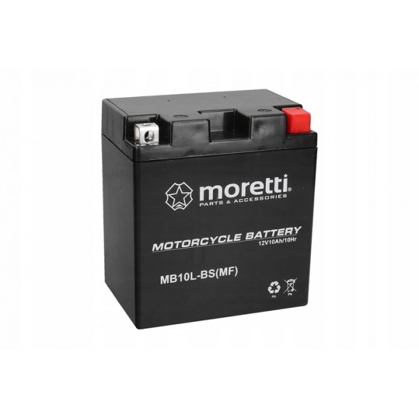 Moretti MB10L-BS YB10L 12V/10Ah 160A