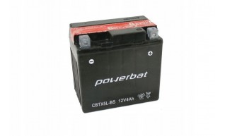 POWERBAT CBTX5L-BS YTX4L-BS 12V/4Ah