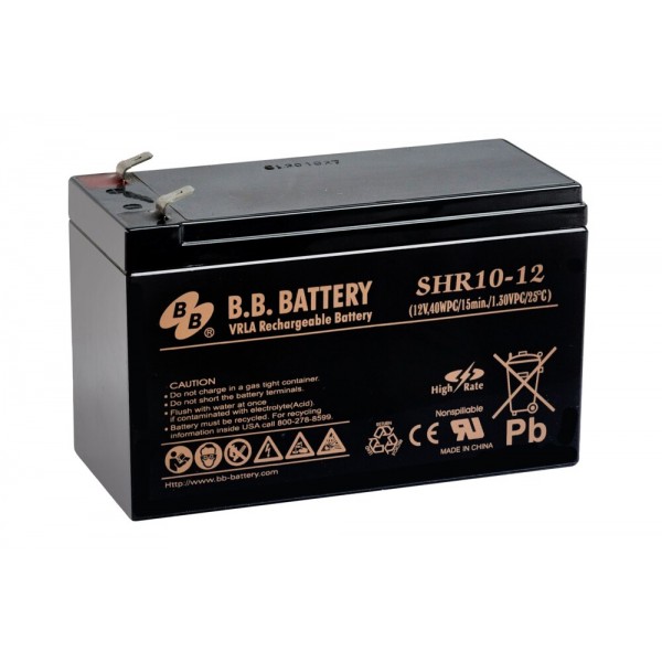 BB Battery SHR10-12FR 12V 10Ah