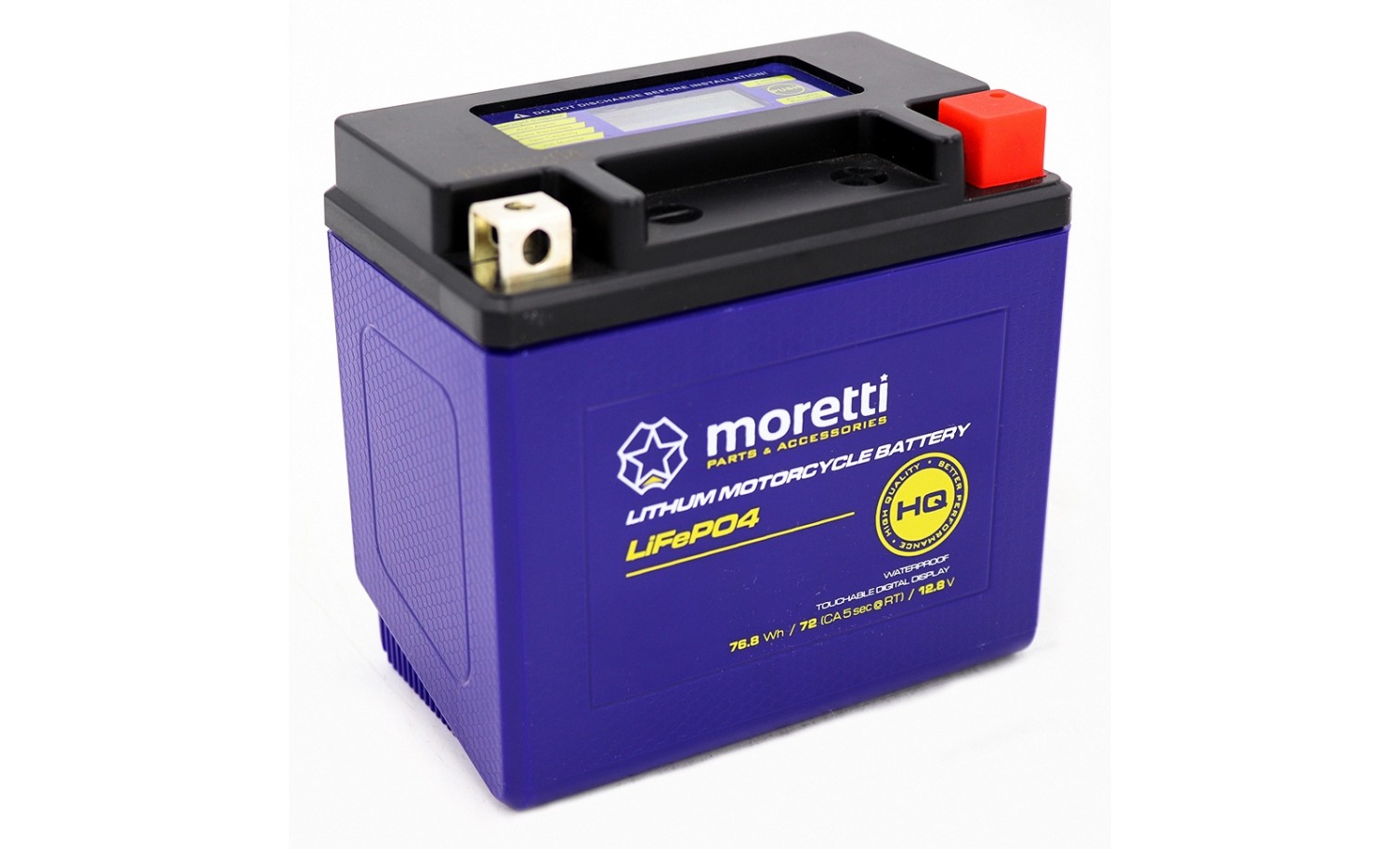 Moretti MFPX5L / YTX5L 76.8Wh LIFEPO4